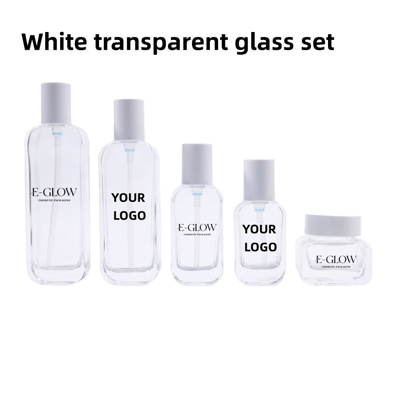 Luxury Skincare Packaging - [Logo Özelleştirme] 1 Adet Lüks Şeffaf