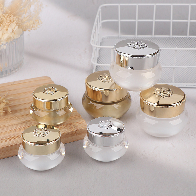Luxury Skincare Packaging - Akrilik Boş Seyahat Kremi Kavanozları 5/10/20g